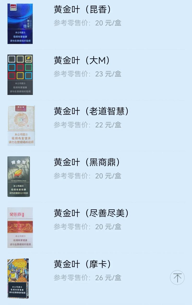 黄金叶细支香烟价格表图片,黄金叶细支香烟价格表图片解析 第4张 黄金叶细支香烟价格表图片,黄金叶细支香烟价格表图片解析 第4张